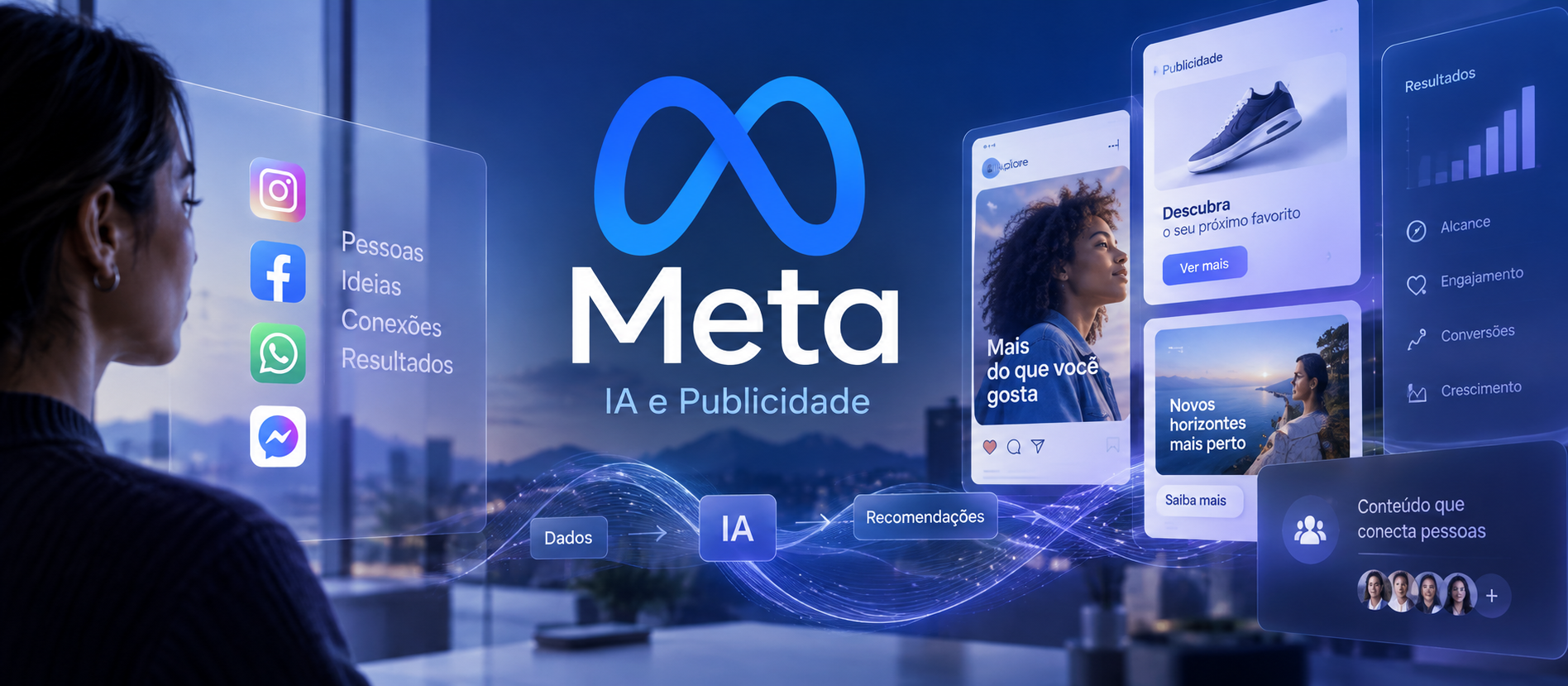Meta em 2026: IA, publicidade e o que acontece quando a tecnologia melhora o negócio central